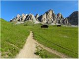 Passo Gardena - Rifugio Puez / Puez Hütte